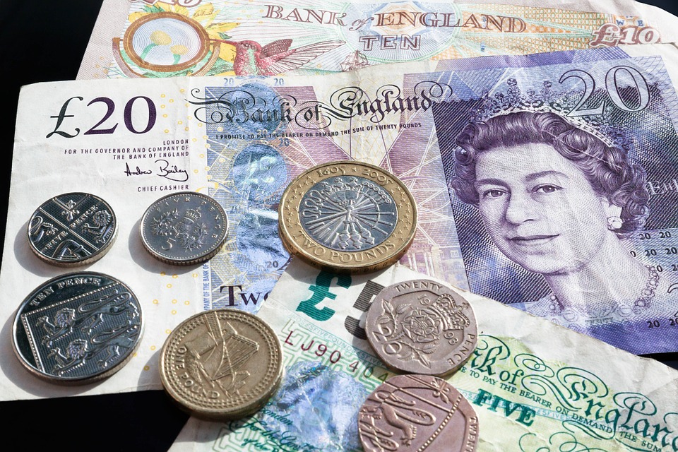 UK bank notes and coins