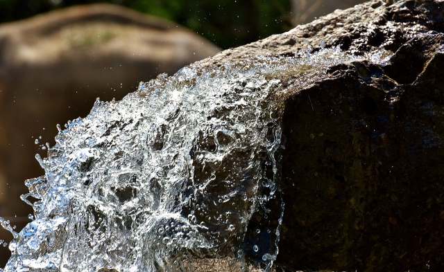 Water gushing
