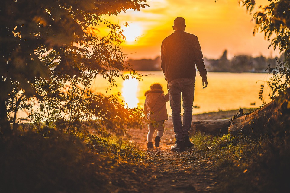 Father and daughter