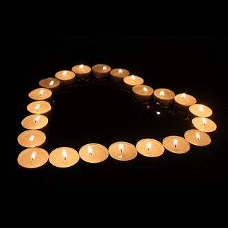 Musings about relationships - Candle heart