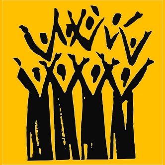 Characteristic 1 Continued: Yellow choir singing for joy