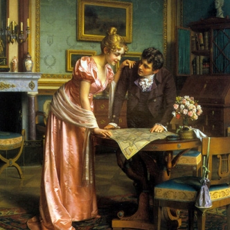 Thoughts about communication - art painting