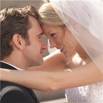 A husband equals a glass ceiling? Bride and groom