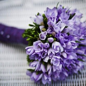 Purple Wedding Bouquet