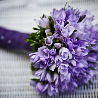 Purple Wedding Bouquet